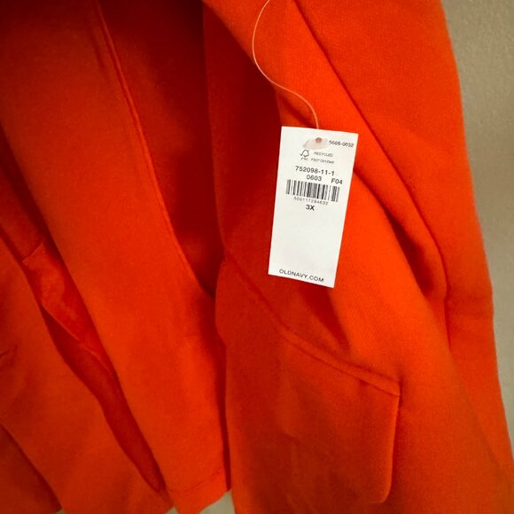 Old Navy Relaxed Blazer Warm Sunset Long Sleeve 2 Button Unlined Jacket - Picture 10 of 16
